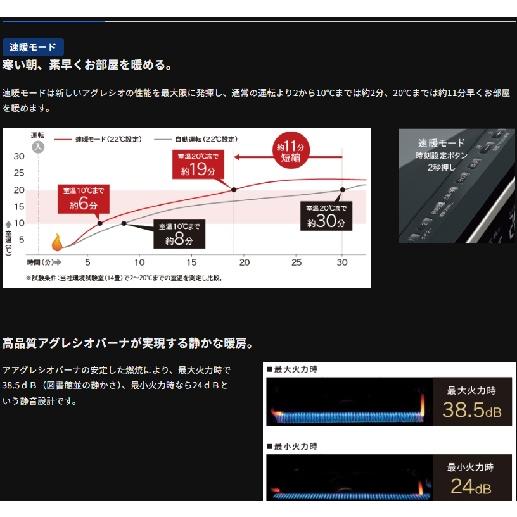 CORONA（コロナ） CORONA FF式輻射ストーブ アグレシオ [木造18畳まで