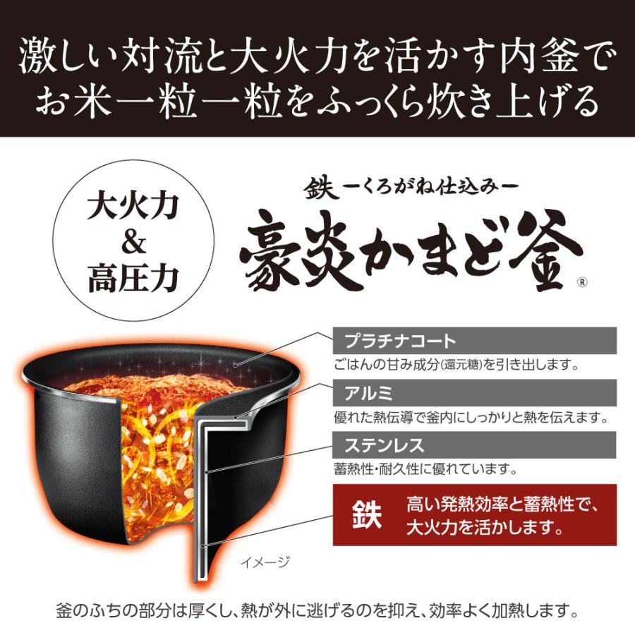 極め炊き 象印炊飯器5.5合 NW-JY10-BA ブラック : サンサン 極め炊き 象印炊飯器5.5合 NW-JY10-BA ブラック : サンサン
