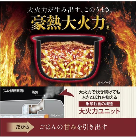象印（ZOJIRUSHI） 圧力IH炊飯ジャー 5.5合炊き スレートブラック NW