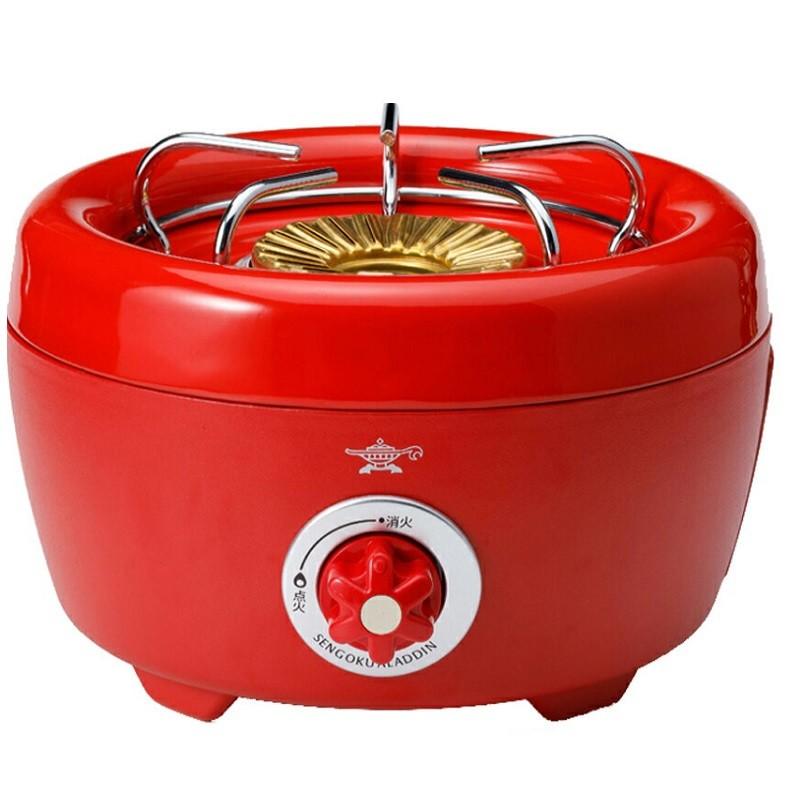 アラジン ポータブルガスカセットコンロ ヒバリン レッド SAG-HB01 R