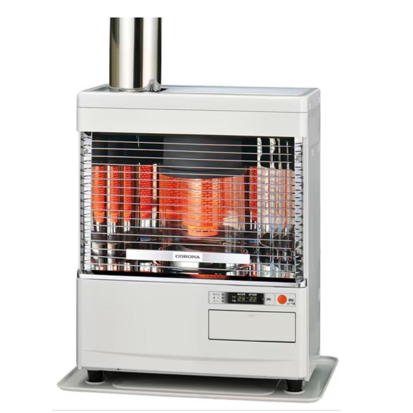 円筒形ストーブ CORONA　SVー103SV 可動テスト済み コロナ/CORONA 2015年製 半密閉式 煙突式石油ストーブ SV-7014PR /SL1