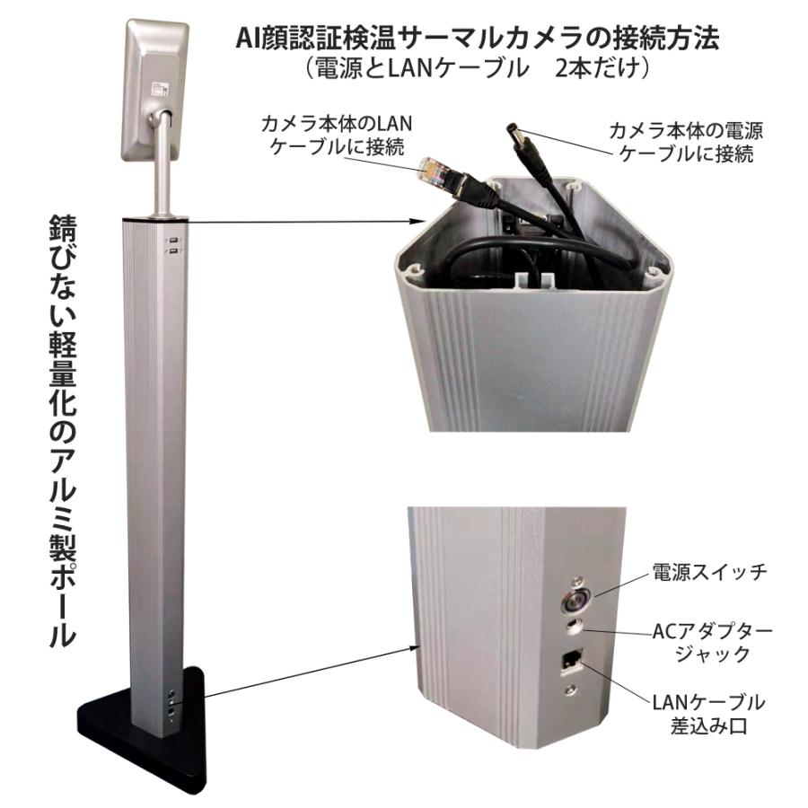 FACEMO AI顔認証 サーマルカメラ 入退室管理 自動記録 温度測定 FACEMO AI顔認証 サーマルカメラ 入退室管理 自動記録 温度測定