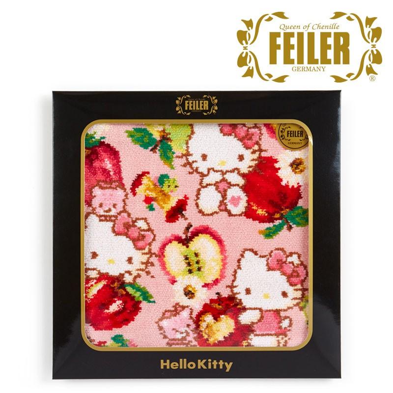 ハローキティ フェイラー シュニール織ハンカチ アップル サンリオオンラインショップ 通販 Paypayモール