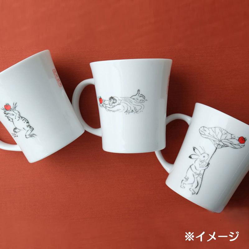 ハローキティたち吉鳥獣戯画マグカップ(水遊び)1,980円