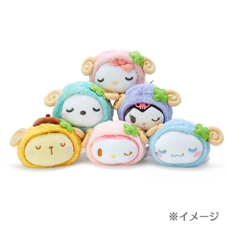 マイメロ ひつじ 干支　ぬいぐるみ sanrio マイメロディ ひつじねそべりぬいぐるみ : サンリオ