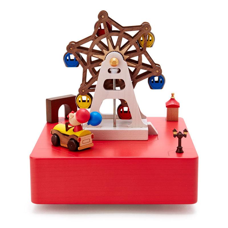 廃盤 希少】2015年製 ジオラマ ハローキティ 観覧車 木製オルゴール 箱