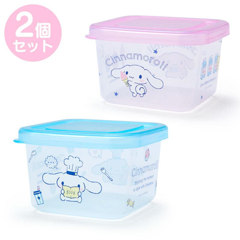 シナモロール ミニフードコンテナ(保存容器)2個セット｜sanrio