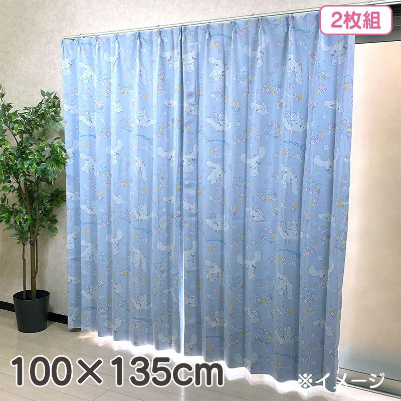 sanrio シナモロール 2級遮光カーテン2枚組 100×135cm sanrio シナモロール 2級遮光カーテン2枚組 100×135cm