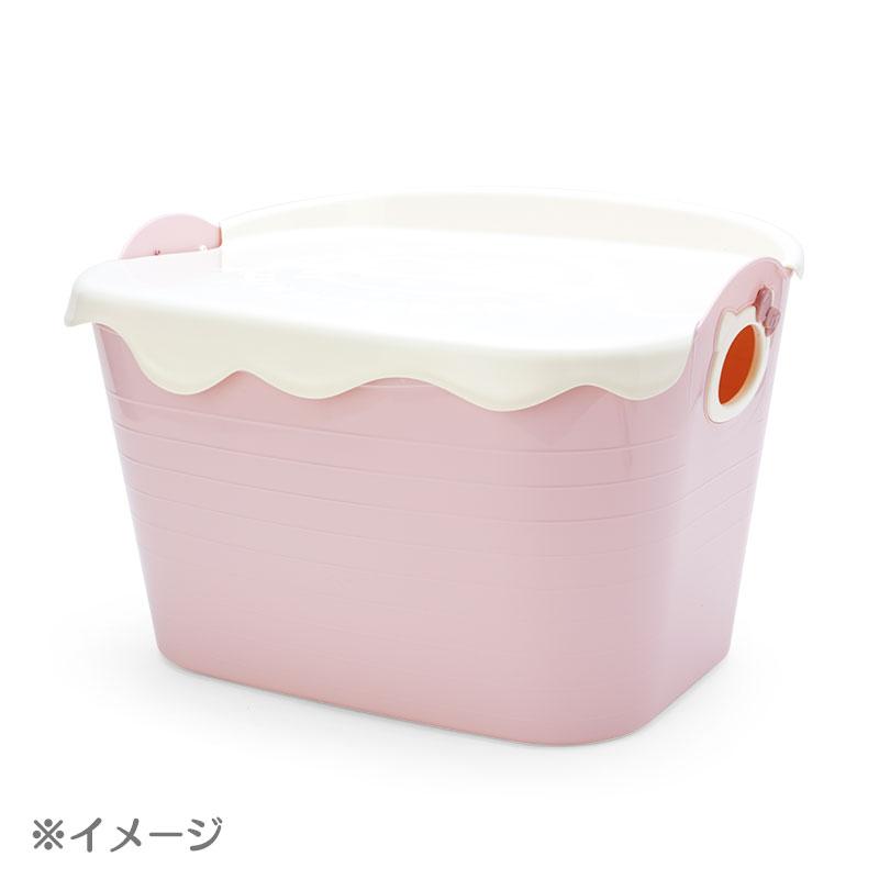 sanrio ハローキティ やわらかバケツ ベージュ : サンリオ