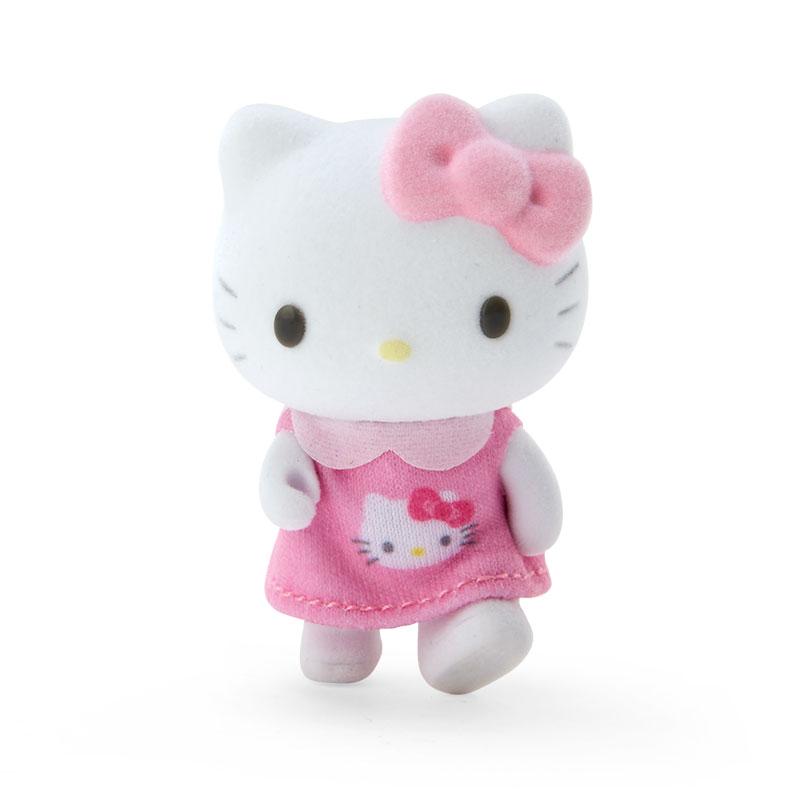 sanrio ハローキティ フロッキードール(ぴたっとふれんずミニ sanrio ハローキティ フロッキードール(ぴたっとふれんずミニ