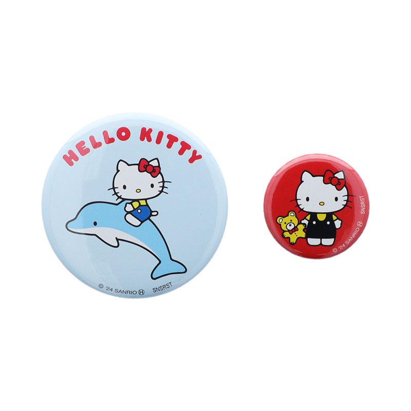 sanrio ハローキティ シークレット缶バッジ2個セットA(ハロー sanrio ハローキティ シークレット缶バッジ2個セットA(ハロー