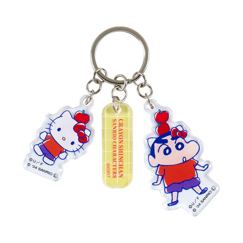 sanrio（サンリオ） クレヨンしんちゃん×ハローキティ 3連アクリル