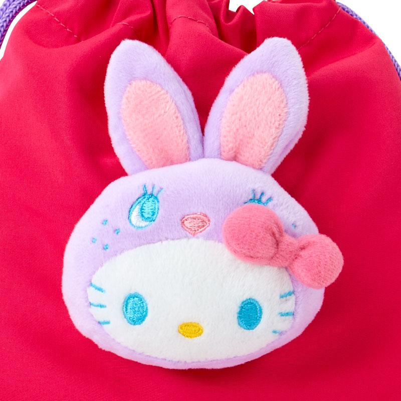 sanrio（サンリオ） ハローキティ ボアフェイス巾着（カラフルバニー