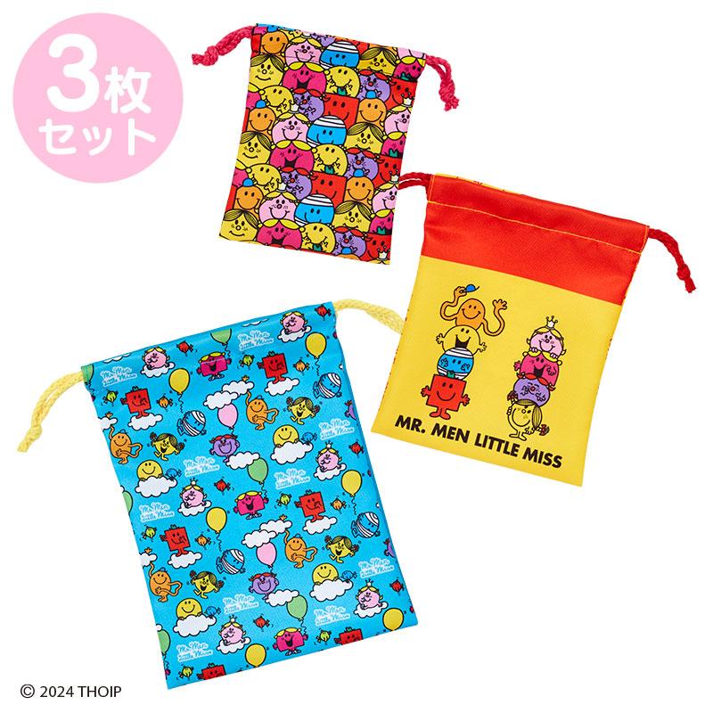 sanrio（サンリオ） ミスターメン リトルミス 巾着セット A : サンリオ