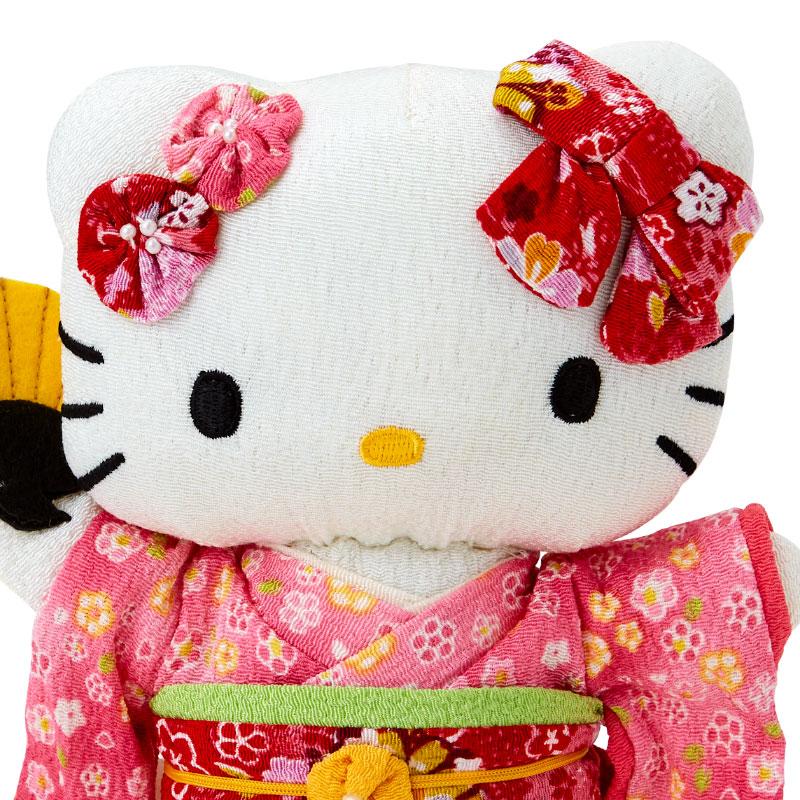 sanrio ハローキティ ちりめん日本人形M ピンク : サンリオ sanrio ハローキティ ちりめん日本人形M ピンク : サンリオ