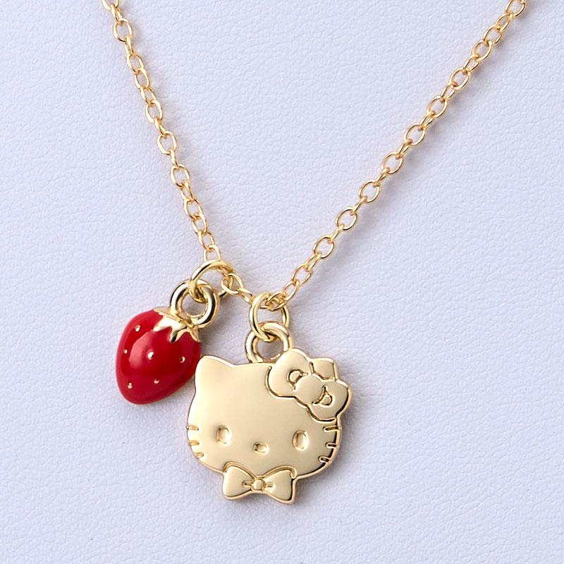 sanrio ハローキティ ぬいぐるみ&ネックレス(ショートケーキ sanrio ハローキティ ぬいぐるみ&ネックレス(ショートケーキ