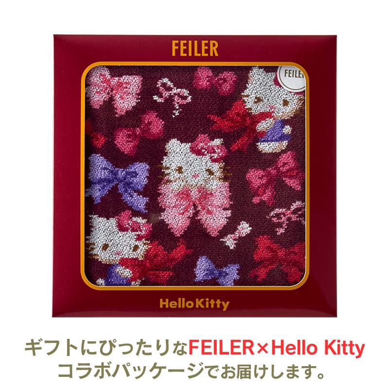 sanrio ハローキティ フェイラー シュニール織ハンカチ sanrio ハローキティ フェイラー シュニール織ハンカチ