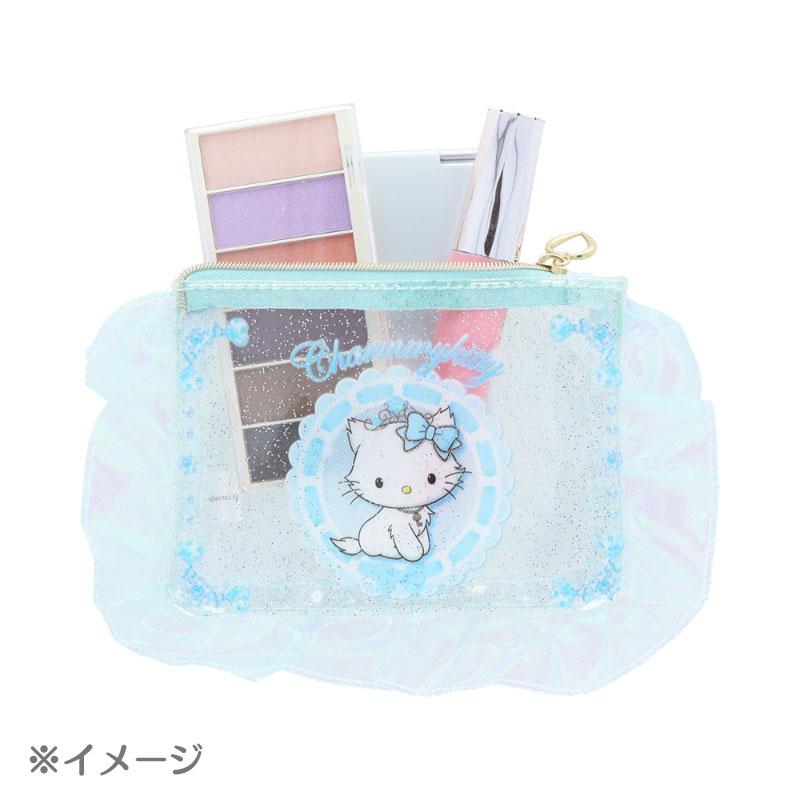 sanrio チャーミーキティ フリル付きポーチ(バレエコア sanrio チャーミーキティ フリル付きポーチ(バレエコア