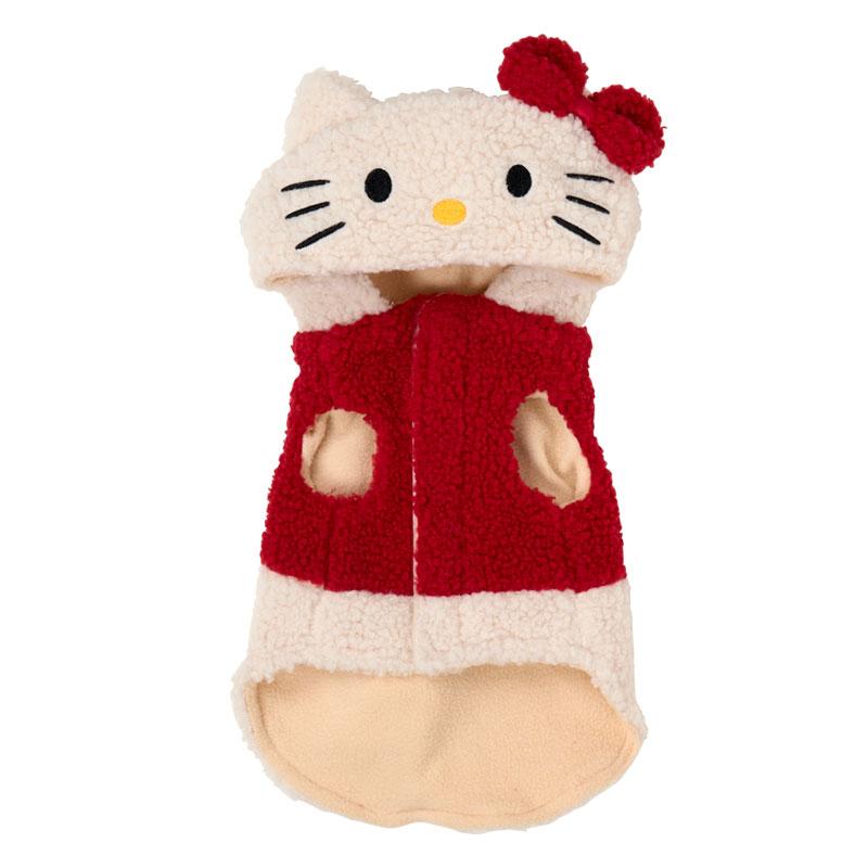 ハローキティ 犬のフード付きぬいぐるみ sanrio ハローキティ 犬用フード付きなりきりウェア : サンリオ
