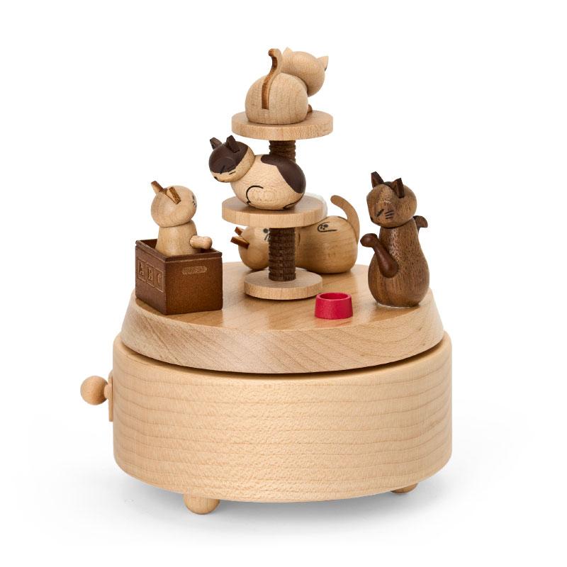 sanrio 木製オルゴール ネコ : サンリオオンラインショップ