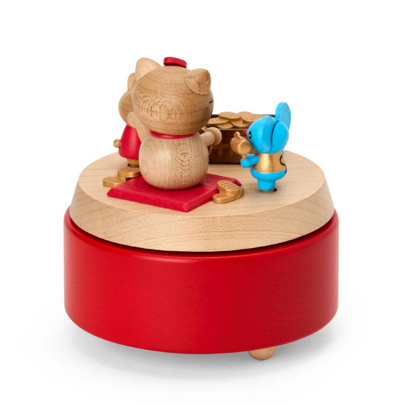 sanrio ハローキティ 木製オルゴール 縁起物 : サンリオ sanrio ハローキティ 木製オルゴール 縁起物 : サンリオ