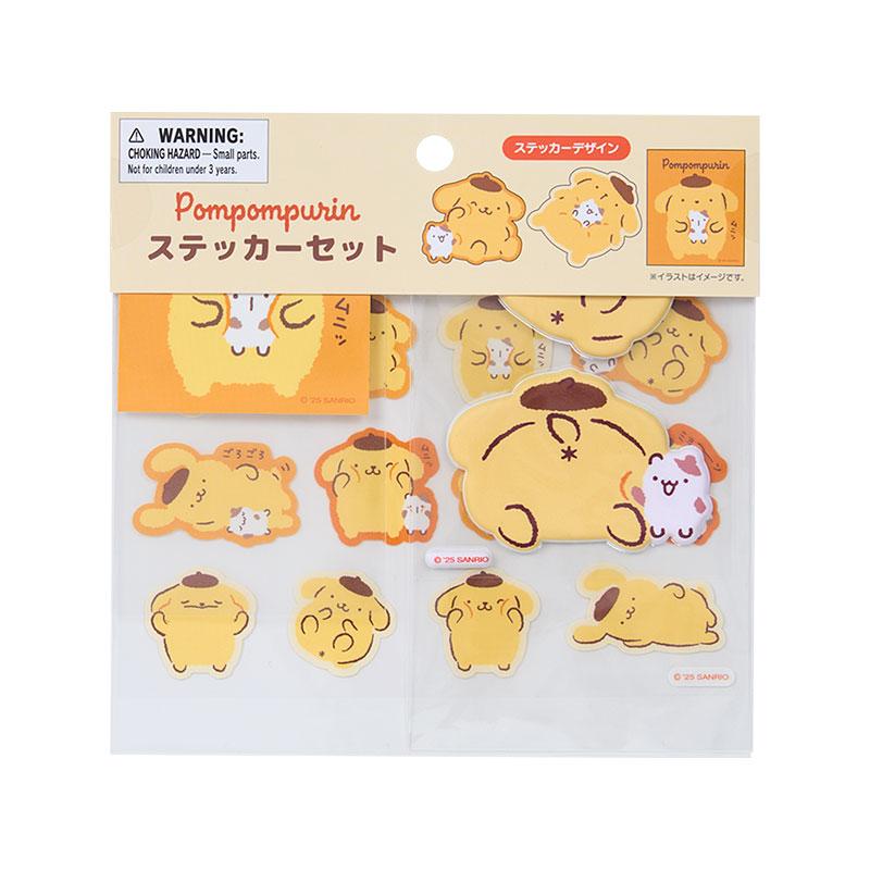 sanrio ポムポムプリン ステッカーセット(プリンとマフィン sanrio ポムポムプリン ステッカーセット(プリンとマフィン