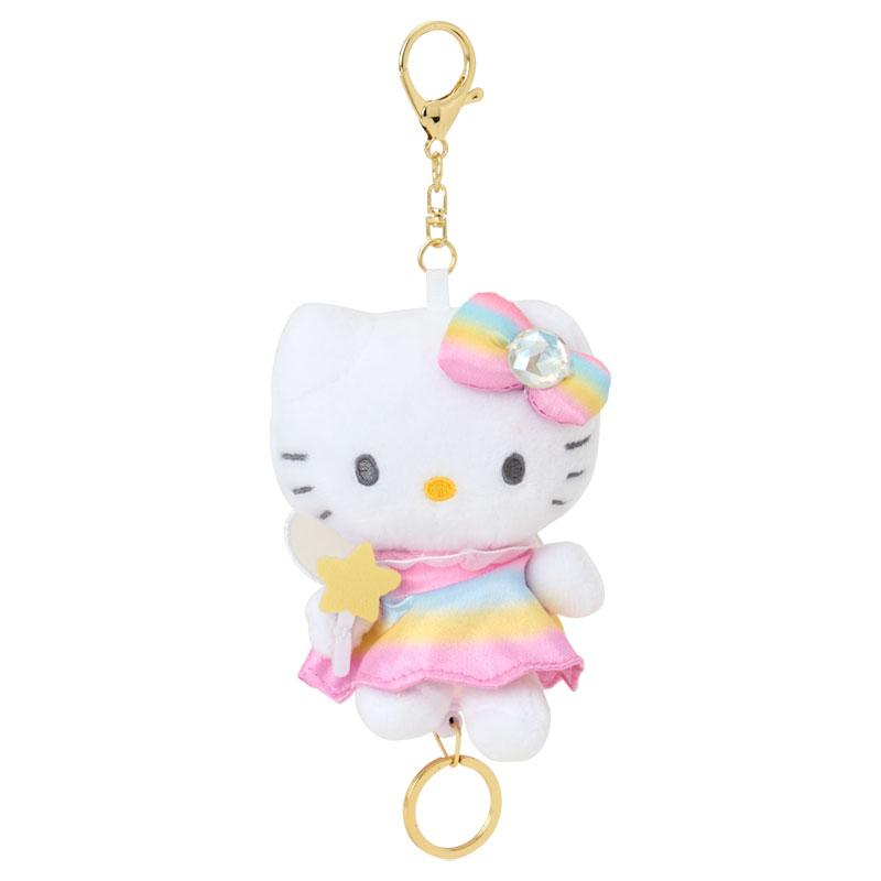 サンリオ　ハローキティ　ぬいぐるみコードリール　平成レトロ　2002年 sanrio（サンリオ） ハローキティ リール付きマスコットホルダー