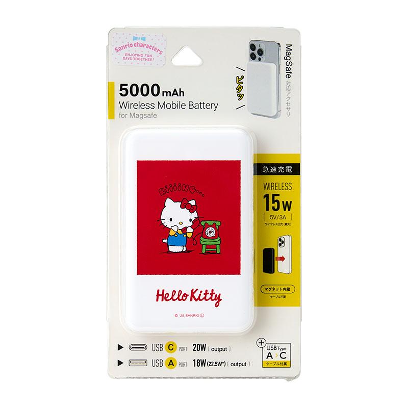 sanrio（サンリオ） ハローキティ MagSafe対応 ワイヤレスリチウム充電