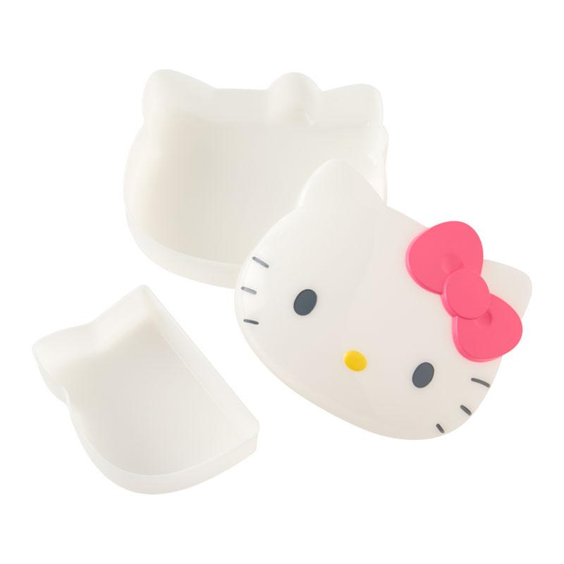新品未使用品Kitty 顔型プレート ランチボックス3個セット sanrio（サンリオ） ハローキティ フェイス形ランチボックス : 公式
