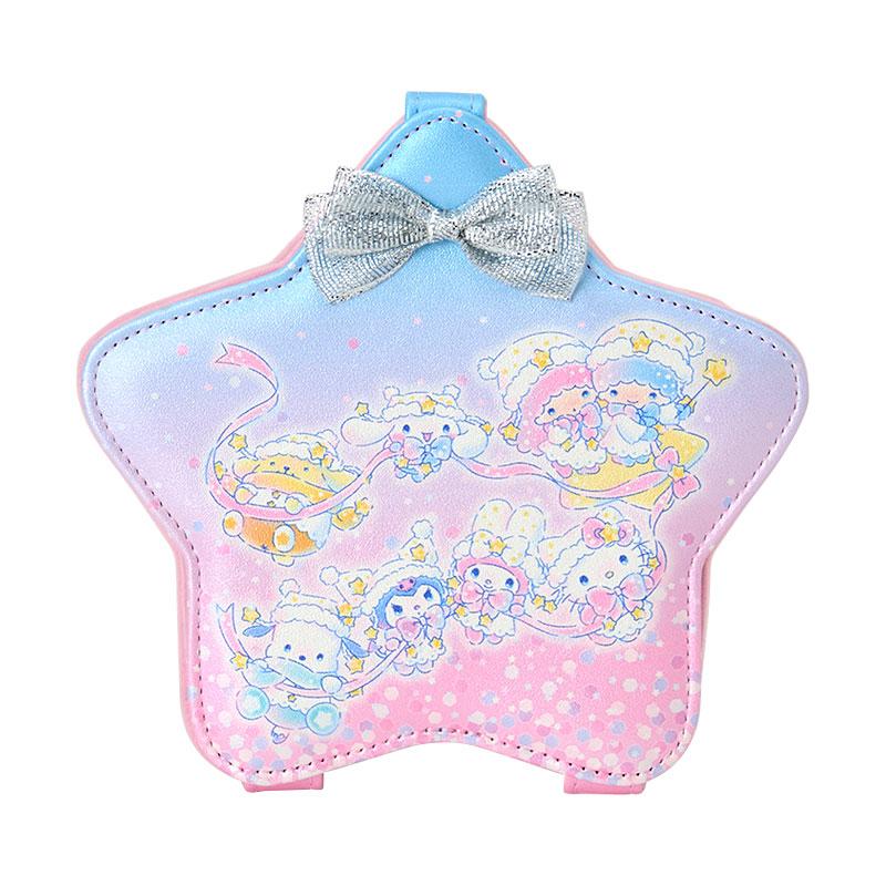 サンリオ　ミラー　キラキラ　ストラップ sanrio（サンリオ） サンリオキャラクターズ 星形折りたたみミラー