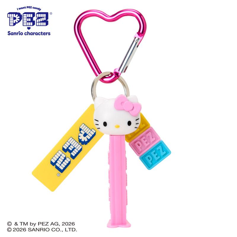 sanrio（サンリオ） ハローキティ PEZ カラビナ付きキーホルダー