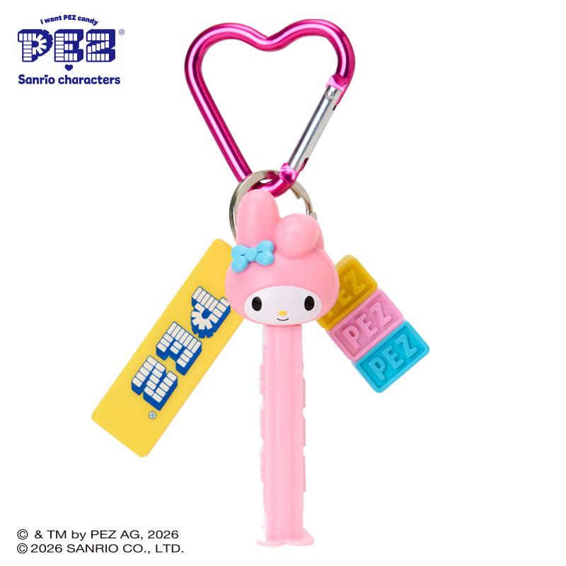 sanrio（サンリオ） マイメロディ PEZ カラビナ付きキーホルダー