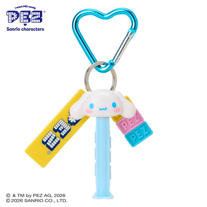 sanrio（サンリオ） シナモロール PEZ カラビナ付きキーホルダー