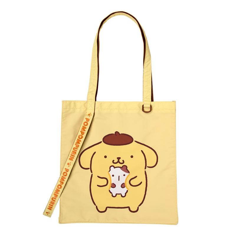 サンリオ　ポムポムプリン窓ポケットトート　マスコット　バッグ sanrio（サンリオ） ポムポムプリン トートバッグ : 公式サンリオ