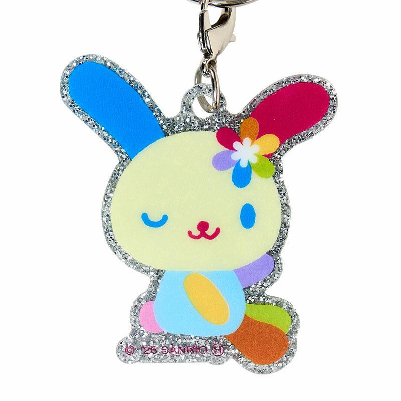 sanrio（サンリオ） ウサハナ 2連アクリルキーホルダー（にじ） : 公式