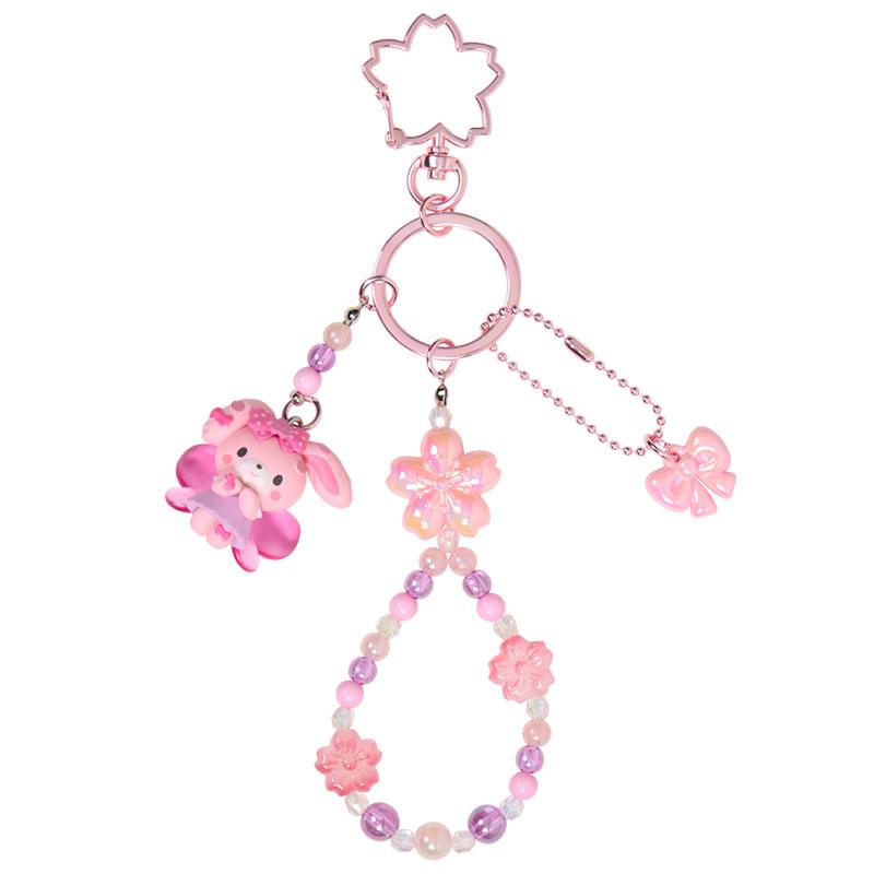 d*7様 【新品タグ付き】サンリオレア ぼんぼんりぼんアクリルマグチェリー柄 sanrio（サンリオ） ぼんぼんりぼん ビーズキーホルダー（さくら