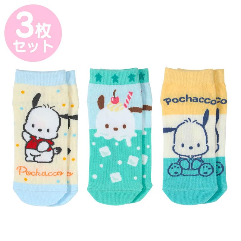 ポチャッコ 2足セットJUNヴィンテージ 未使用 オックスフォード 26c sanrio（サンリオ） ポチャッコ キッズスニーカーソックス3足セット 16