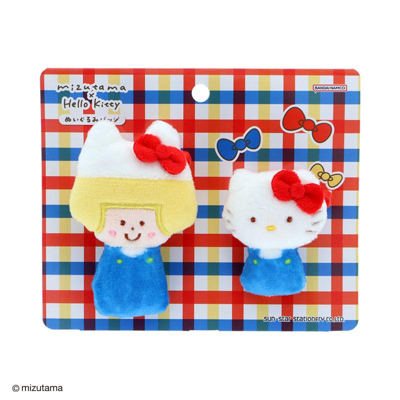 sanrio（サンリオ） ハローキティ mizutama ぬいぐるみバッジ : 公式