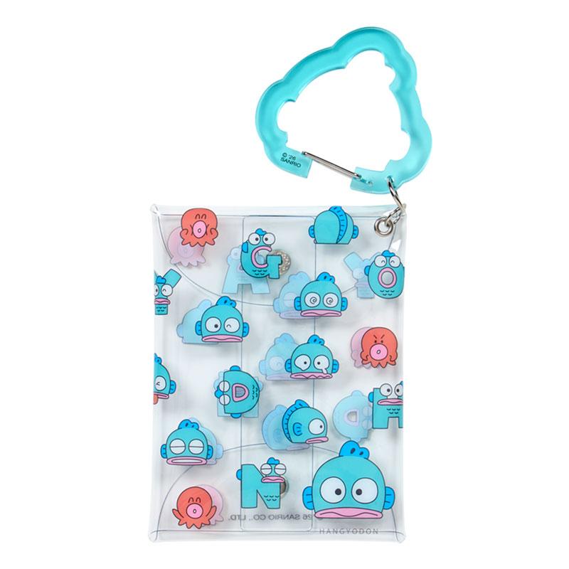 うぱごろう　ハンギョドン　クリアポーチ sanrio（サンリオ） ハンギョドン カラビナ付きクリアポーチ