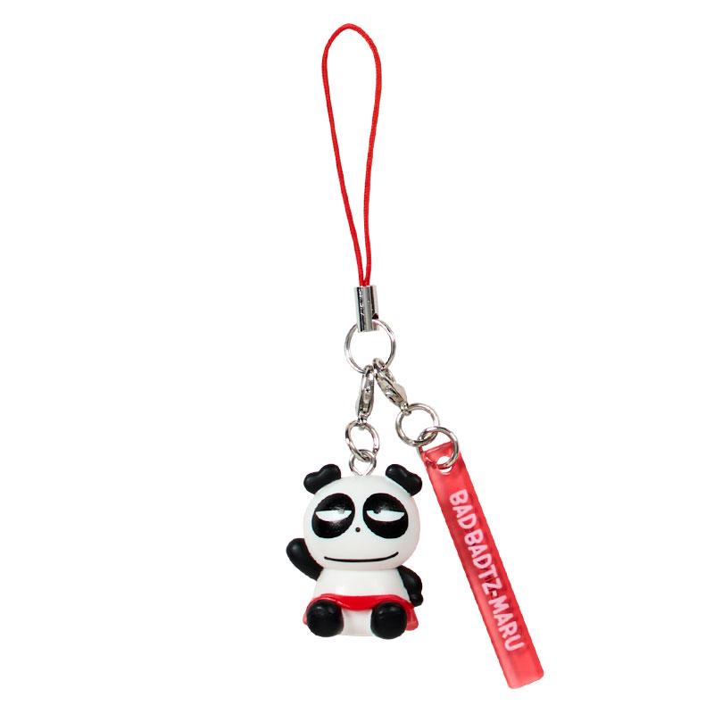 【激レア】ハローキティ バッドばつ丸ストラップ sanrio（サンリオ） バッドばつ丸 ストラップ＆シールセット（スーパー