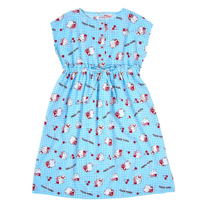 sanrio（サンリオ） ハローキティ 半袖ルームワンピース（ギンガム
