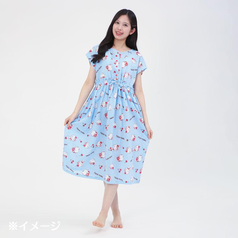 sanrio（サンリオ） ハローキティ 半袖ルームワンピース（ギンガム