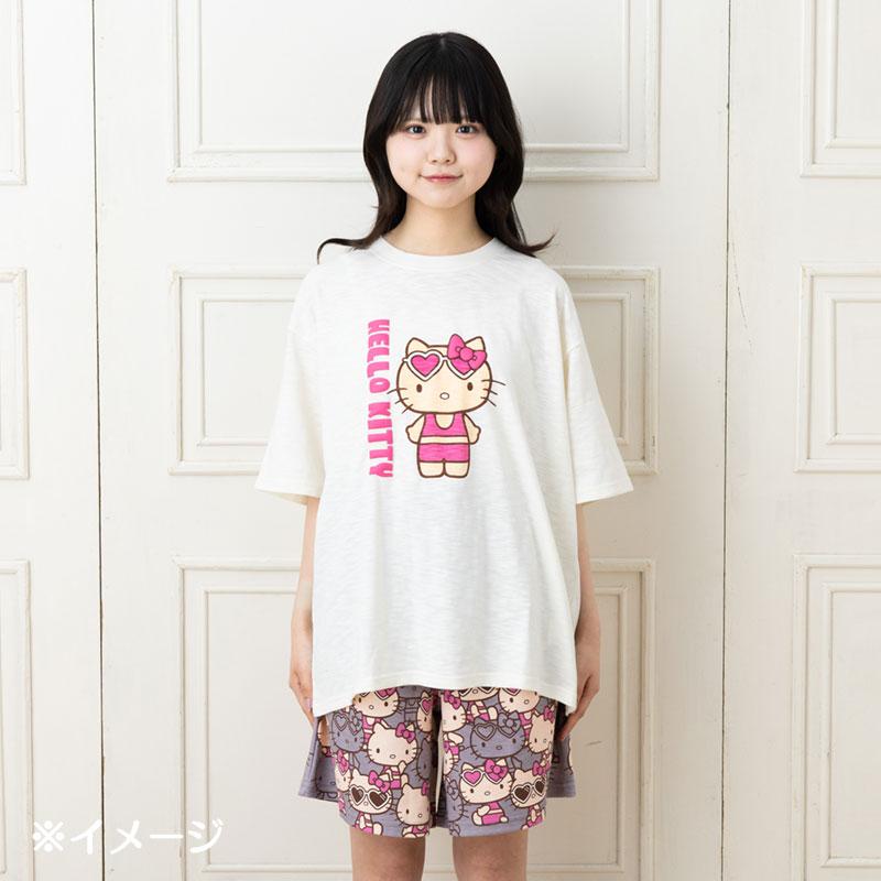 sanrio（サンリオ） ハローキティ オーバーサイズTシャツ ホワイト
