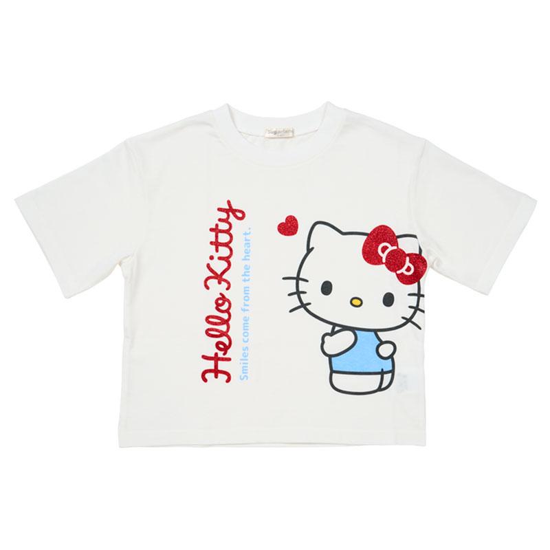 sanrio（サンリオ） ハローキティ キッズ半袖Tシャツ ホワイト 90cm