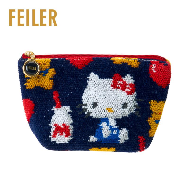 【新品 未開封】FEILER ハローキティ ポーチ サンリオ sanrio（サンリオ） ハローキティ フェイラー ポーチ（レトロ） : 公式
