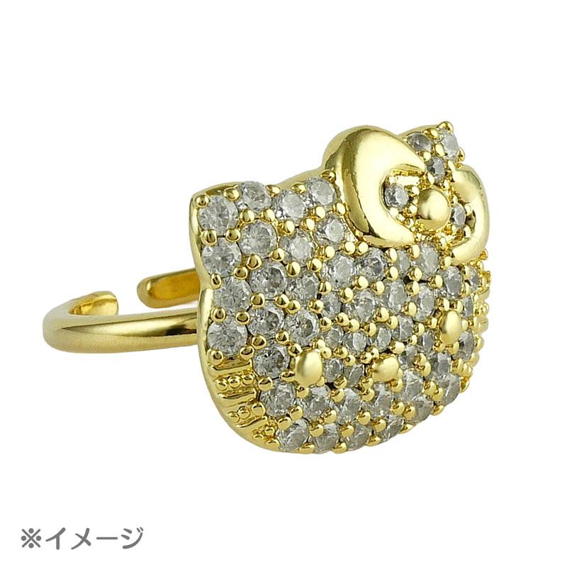 ハローキティ パヴェ フェイスリング シルバー_2