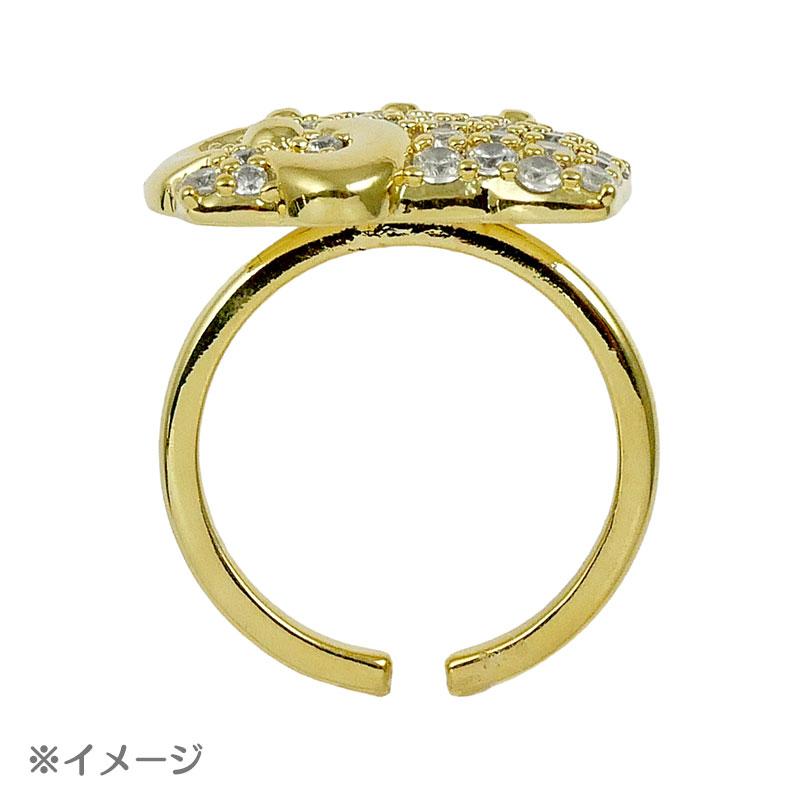 ハローキティ パヴェ フェイスリング シルバー_3