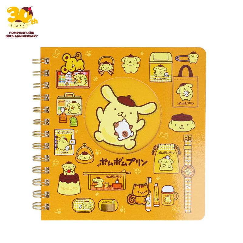 sanrio（サンリオ） ポムポムプリン 窓付きスクエアリングノート