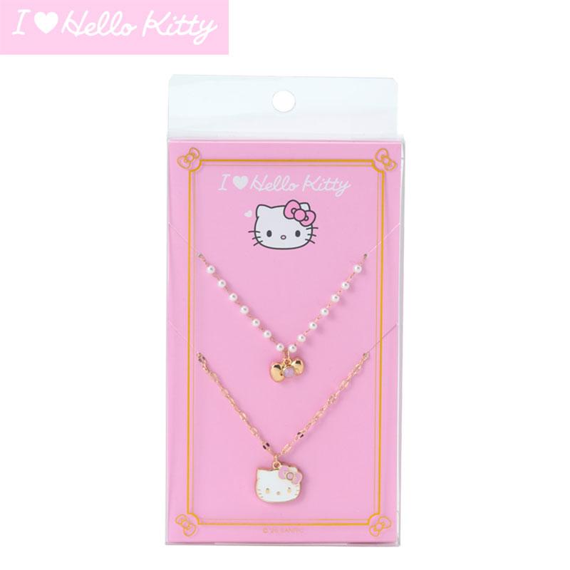 ハローキティ リング＆ネックレスセット sanrio（サンリオ） ハローキティ ネックレス2本セット（I Love Hello
