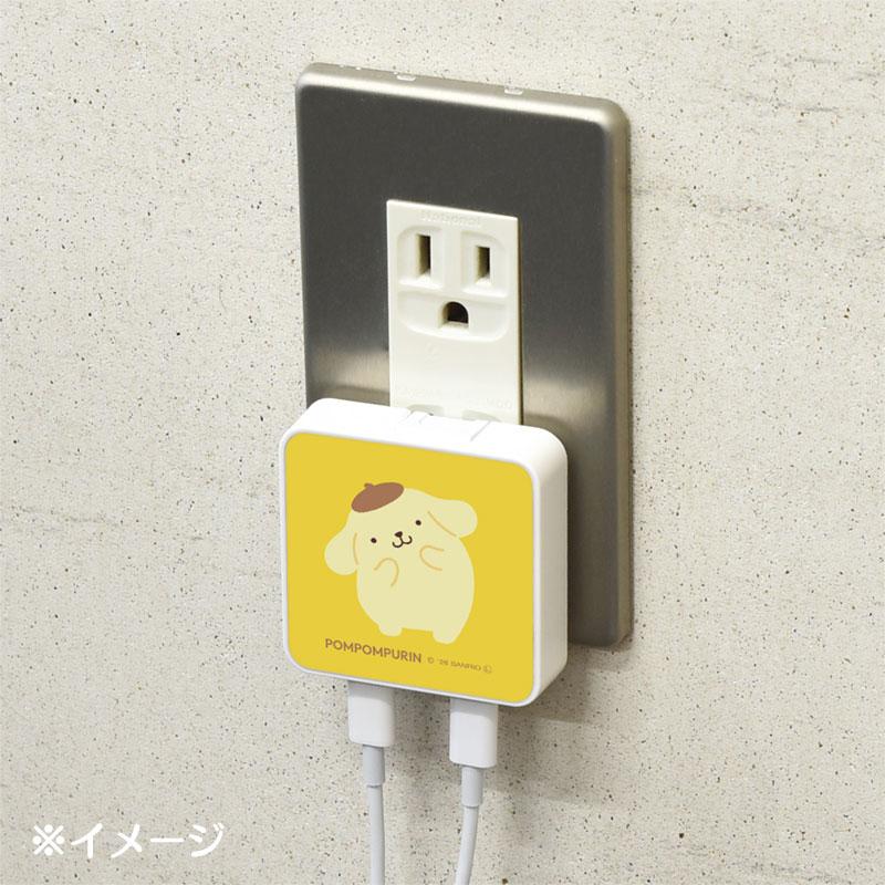 ポムプリさま専用です sanrio（サンリオ） ポムポムプリン USB Type-C 出力 ACアダプタ